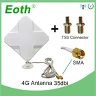 Eoth 1 шт. антенна 3G 4G lte 35dbi SMA Штекерный разъем антенный маршрутизатор 21 см ipex 1 SMA Гнездовой Удлинительный кабель