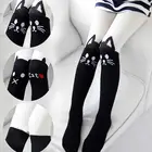 Новые колготки с принтом кота детские чулки для девочек детские колготки для девочек, колготы модные хлопковые колготки