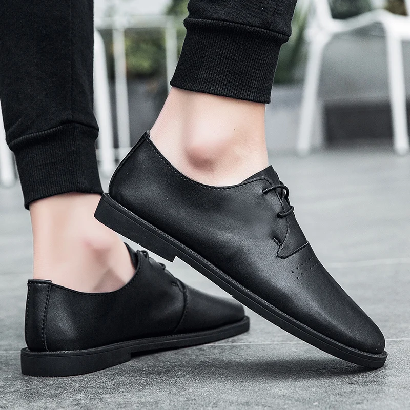 

2021 Men's Shoes Spring and Autumn Leather New High Quality Men Leather Safety Fashion Shoe Male Classic Loafer Shoes