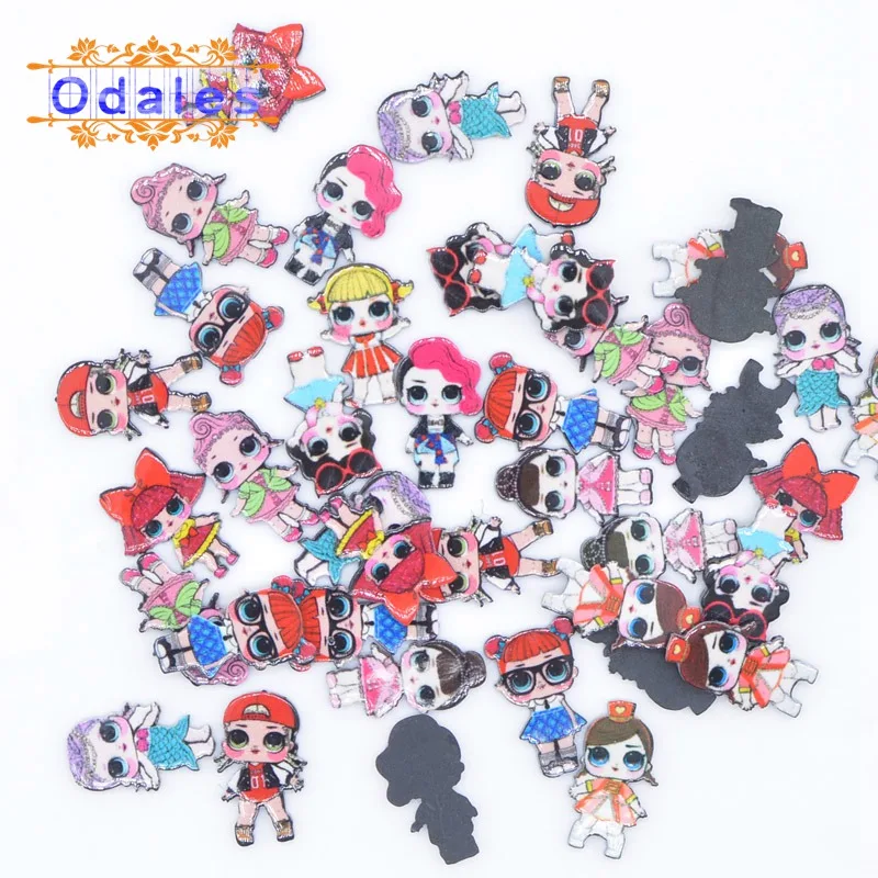 200 шт./лот классная девушка плоское заднее украшение из смолы принцесса Русалка DIY