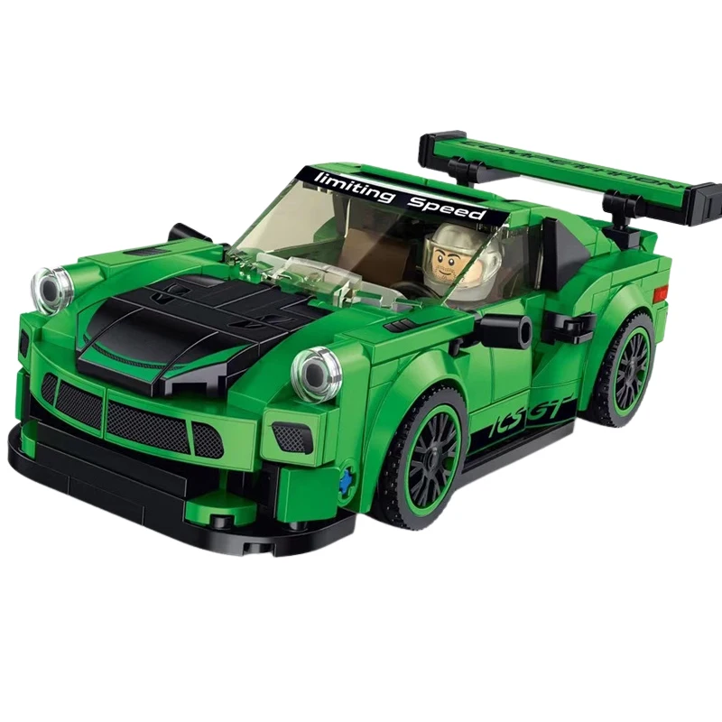 

Креативные скоростные чемпионы, гоночный спортивный автомобиль, конструктор, суперавтомобиль, фигурки, кубики MOC, Классическая модель, детс...