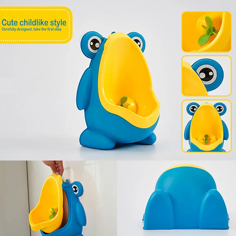 Новое поступление Детский горшок для мальчика туалет обучающая лягушка Детская подставка вертикальный