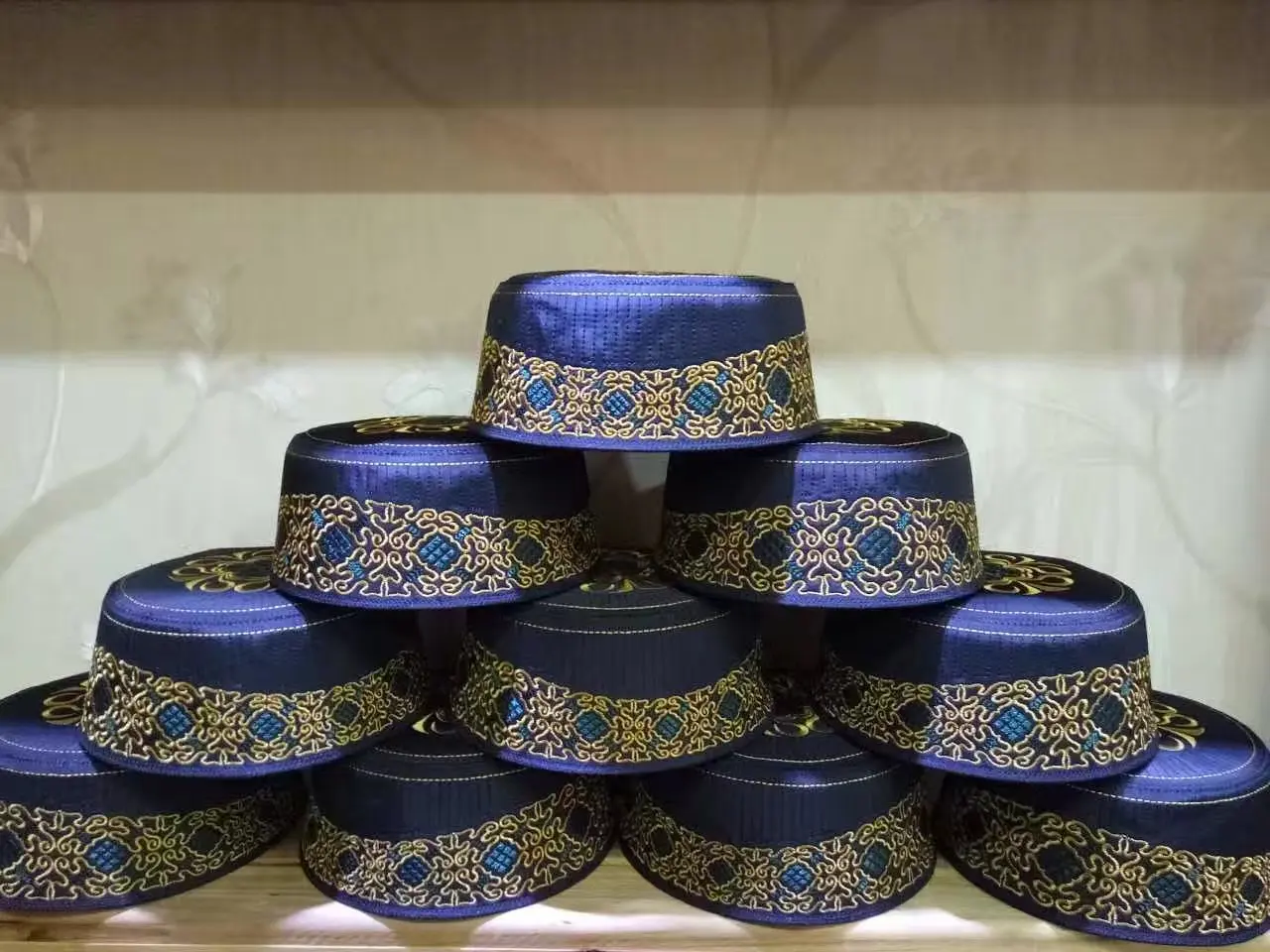 Новая мусульманская Мужская бутиковая шляпа с вышивкой мужская вышивкой|Мужские