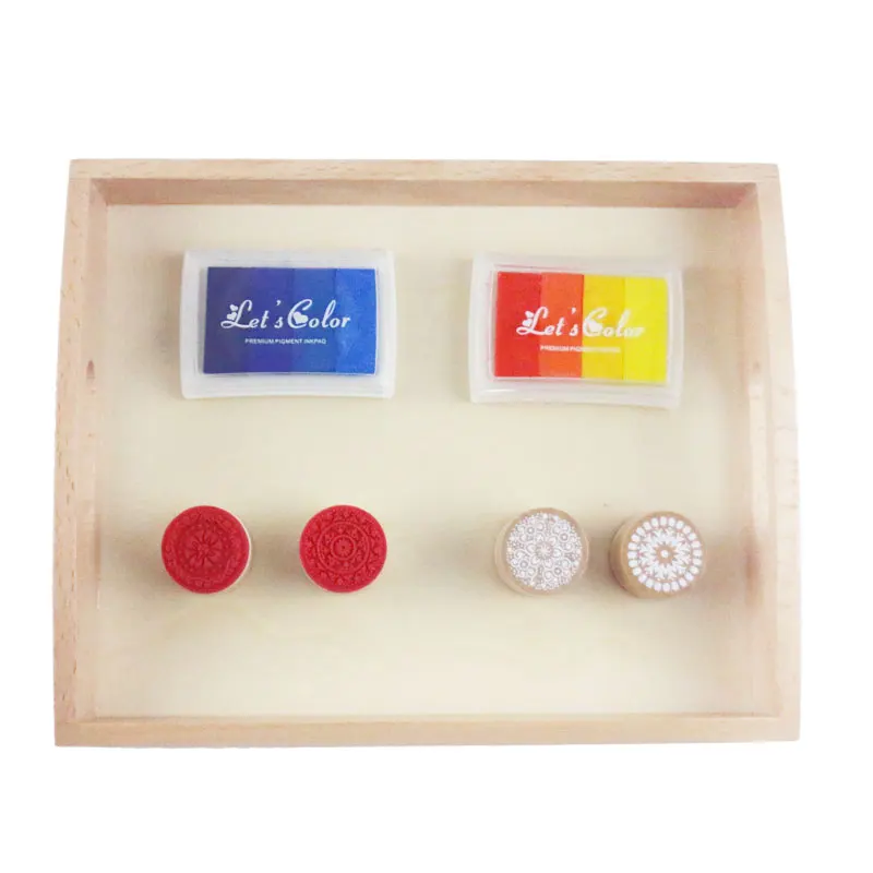 

Montessori Infant Practical Life Material Montessori Stamp Matching Game Preschool Educational Learning Toys For Child MI2944H