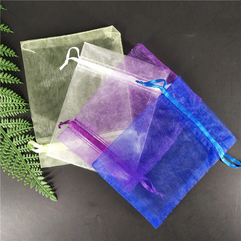 50 шт. маленький пакетик из органзы свадебные украшения вечерние Упаковочные