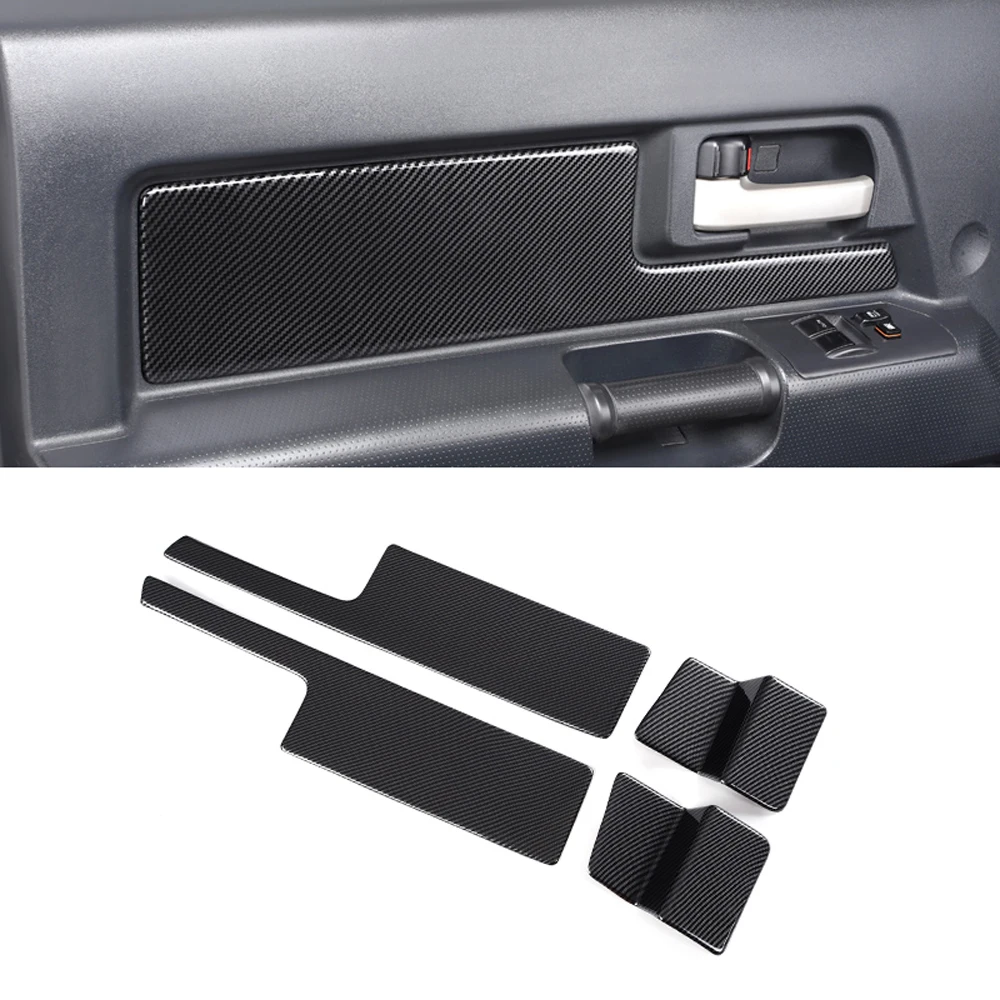 

Подходит для Toyota FJ Cruiser 2007-2021, автомобильные аксессуары, дверная ручка, чаша, декоративные наклейки, полоски для крышки, 2 шт., молдинг интерье...