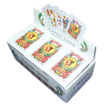 1 Set/50pcs Spanish Plastic Playing Cards Waterproof Cards Durable Playing Cards Creative Gift New Plastic Poker Cards Game 6