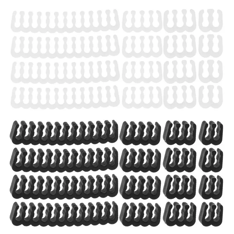 

16Pcs/Set PP Cable Comb/Clamp/Clip/Organizer/Dresser for 2.5-3.2mm PC Power Cables Wiring 4/6/8/24 Pin Computer Cable Manager