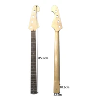 high quality marple wood 21 fret st bass guitar neck part 4 strings rosewood fingerboard 34 inch electric guitar neck