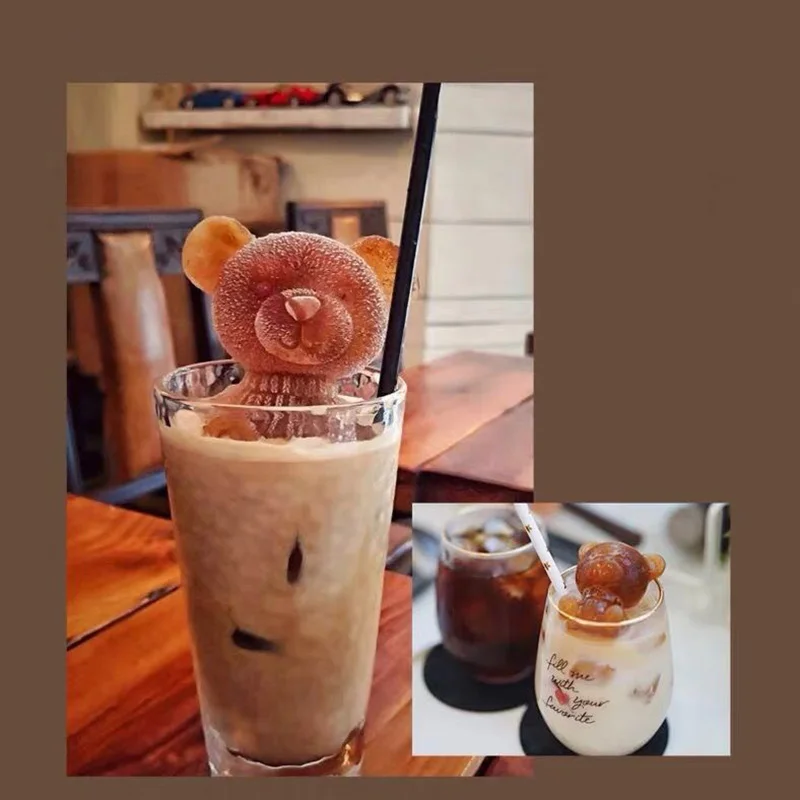 Форма для льда медведь собака милые животные форма шоколада поднос мороженого