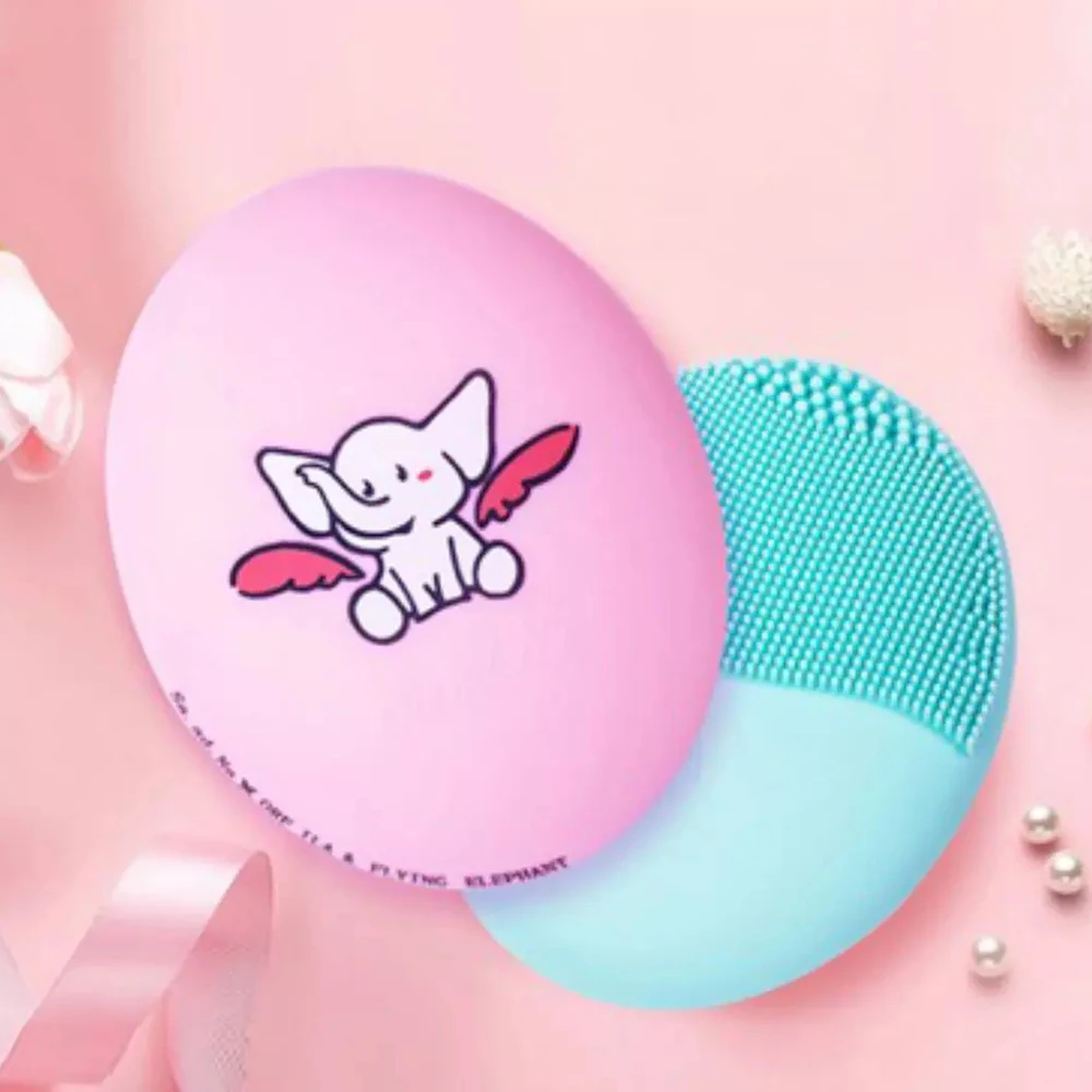 

Urallife Electric Facial Cleaner Brush Skin-friendly Silicone Face Cleaning instrument Waterproof Deep Clean Face Washing Device