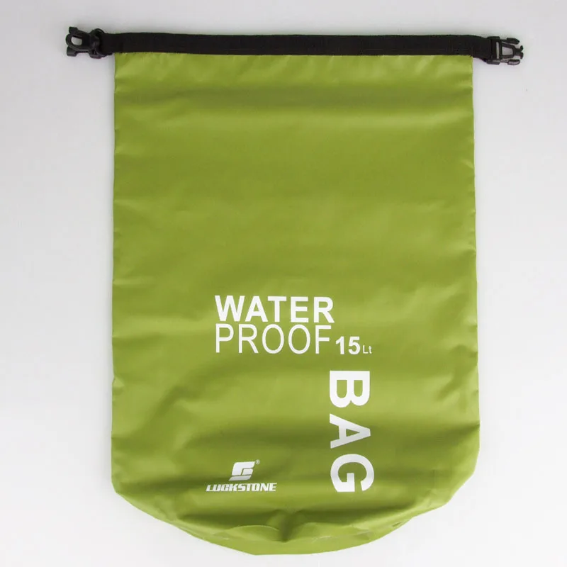 Водонепроницаемая сумка 15 л Ультралегкая сухая из ПВХ с уплотнением для хранения
