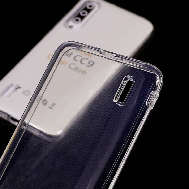 Прозрачный мягкий гель силиконовый чехол 2 мм для XiaoMi 9 SE CC9 CC9E RedMi Note 6 7 8 Pro 8A 7A 6A 5A 5