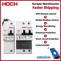 hoch wifi circuit breaker energy monitoring consumption factory timer remote control rs485 ewelink smart interruptor wifi switch
