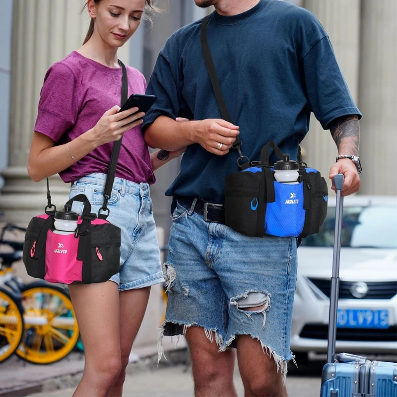 

H053 Running Waist Pack Women&Men Reflective Runner Pouch Belt Fitness Workout Bag Adjustable Sport Fanny Pack Phone Holder