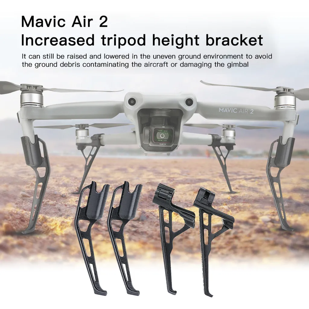 

COMPUDA 4PC Extended Landing Gear Landing Feet Protector Heightening For DJI Mavic Air 2 Accessory rc parts RC Toy Accessories