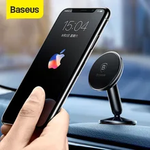 Baseus Universal Car Holder For Mobile Phone Holder Stand in Car Mount Phone Holder For Car 360 Degree Magnetic Car Phone Holder