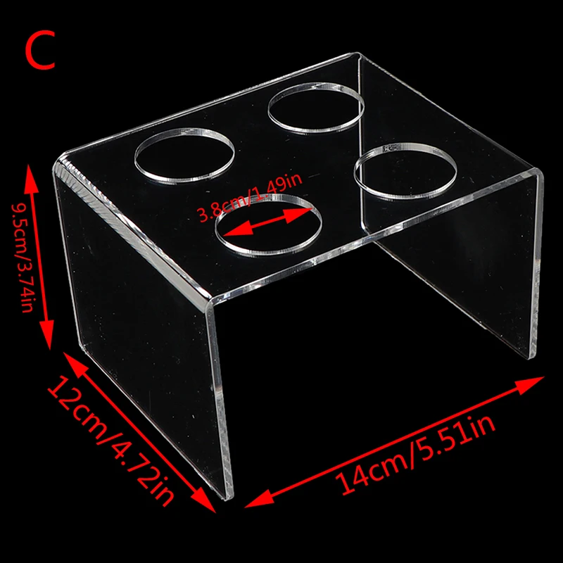 1/2/4 отверстие мороженое конфеты акрил держатель кекс для Рожков подставка