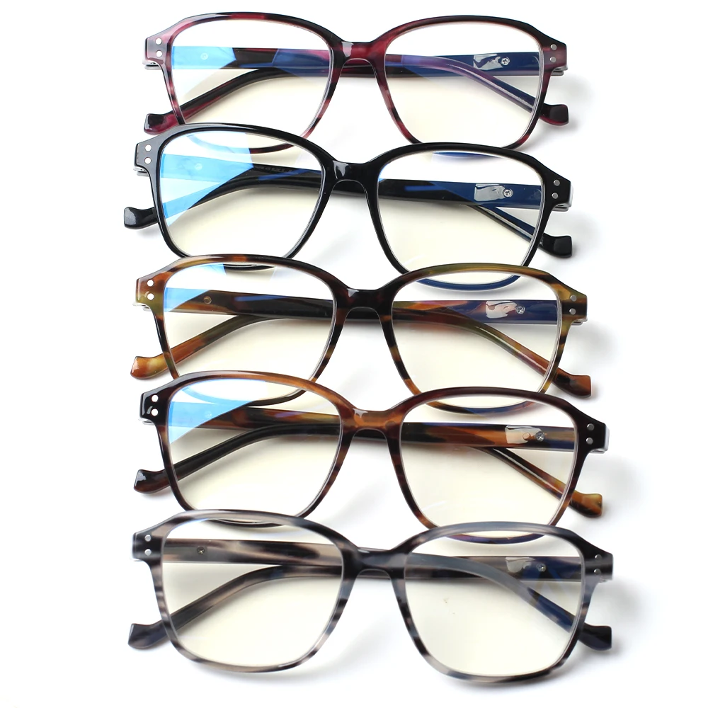 

Set of 5 Reading Glasses Men's and Women's Spring Hinged Comfortable Reader