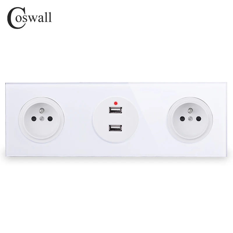 Панель из закаленного стекла Coswall двойная французская стандартная настенная