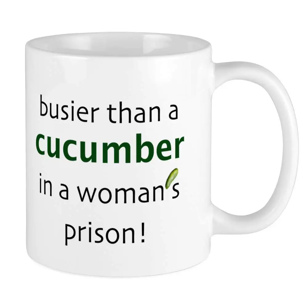 Больше чем огурец в женской тюремной кружке забавная кружка | Дом и сад