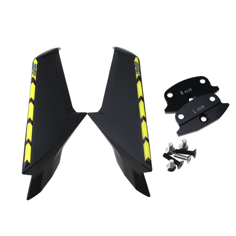 

Новое модифицированное зеркало заднего вида для мотоцикла, фиксированное крыло ветра, аксессуары для зеркала заднего вида YAMAHA YZFR1 YZF R1 R1M 2020