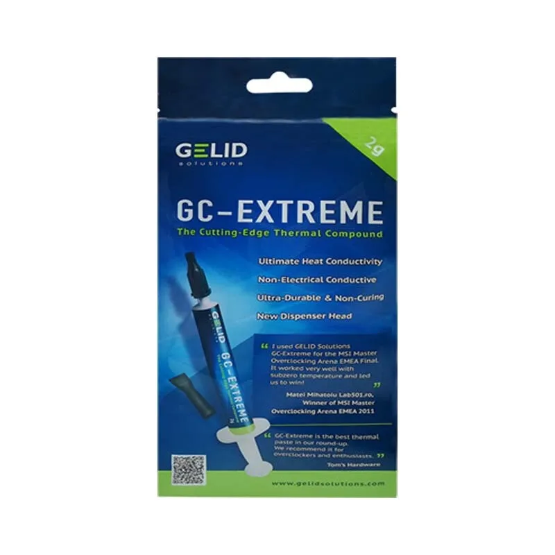GELID GC-Extreme 2 0g PC AMD Intel CPU теплоотвод паста для вентилятора композитный процессор