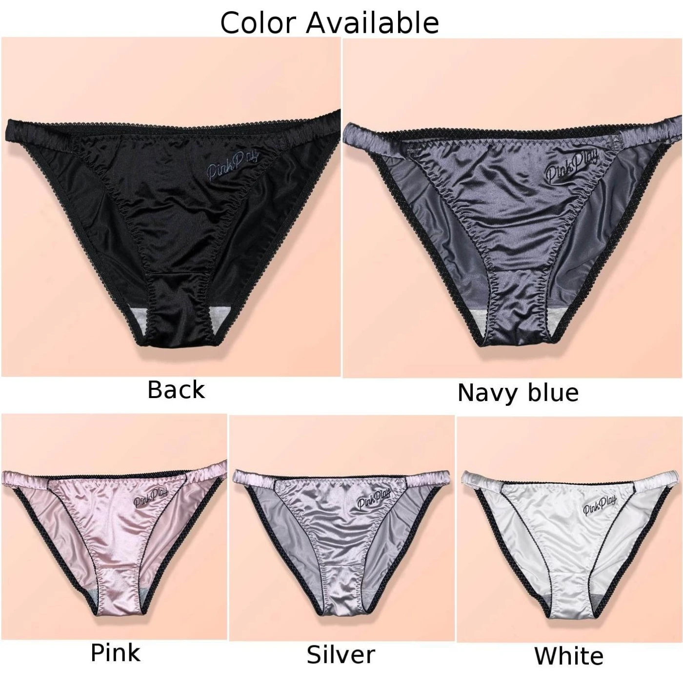100% Milk Silk Smooth Soft Lingerie Panties Ladies Plus Briefs Panties Satin Sexy S-XXL Breathable Underwear Size Seamless