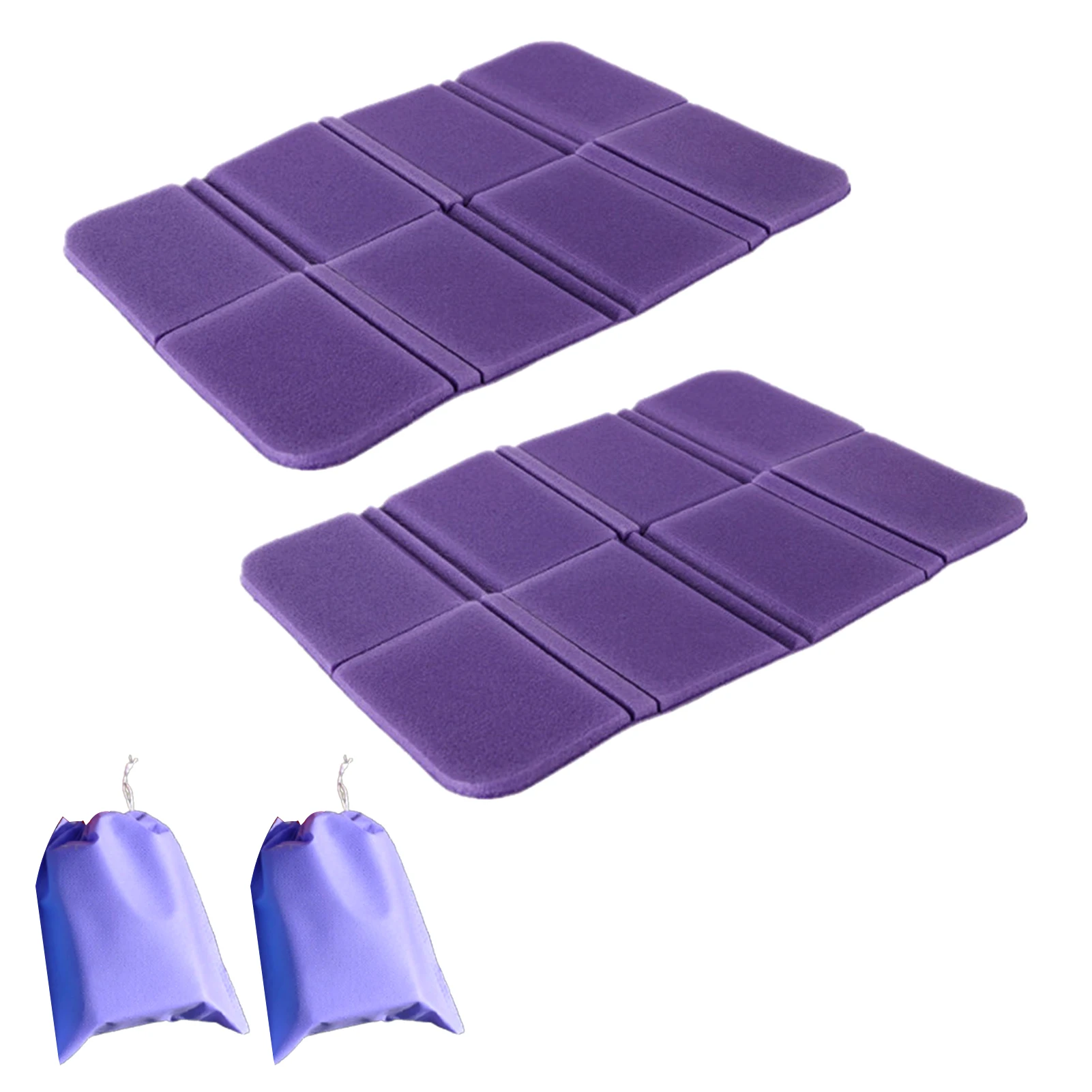 

2pcs Elastic XPE Cushion Portable Waterproof Foldable Seat Pad Playground Mat Garden Beach Home Picnic Hiking Camping Accessory