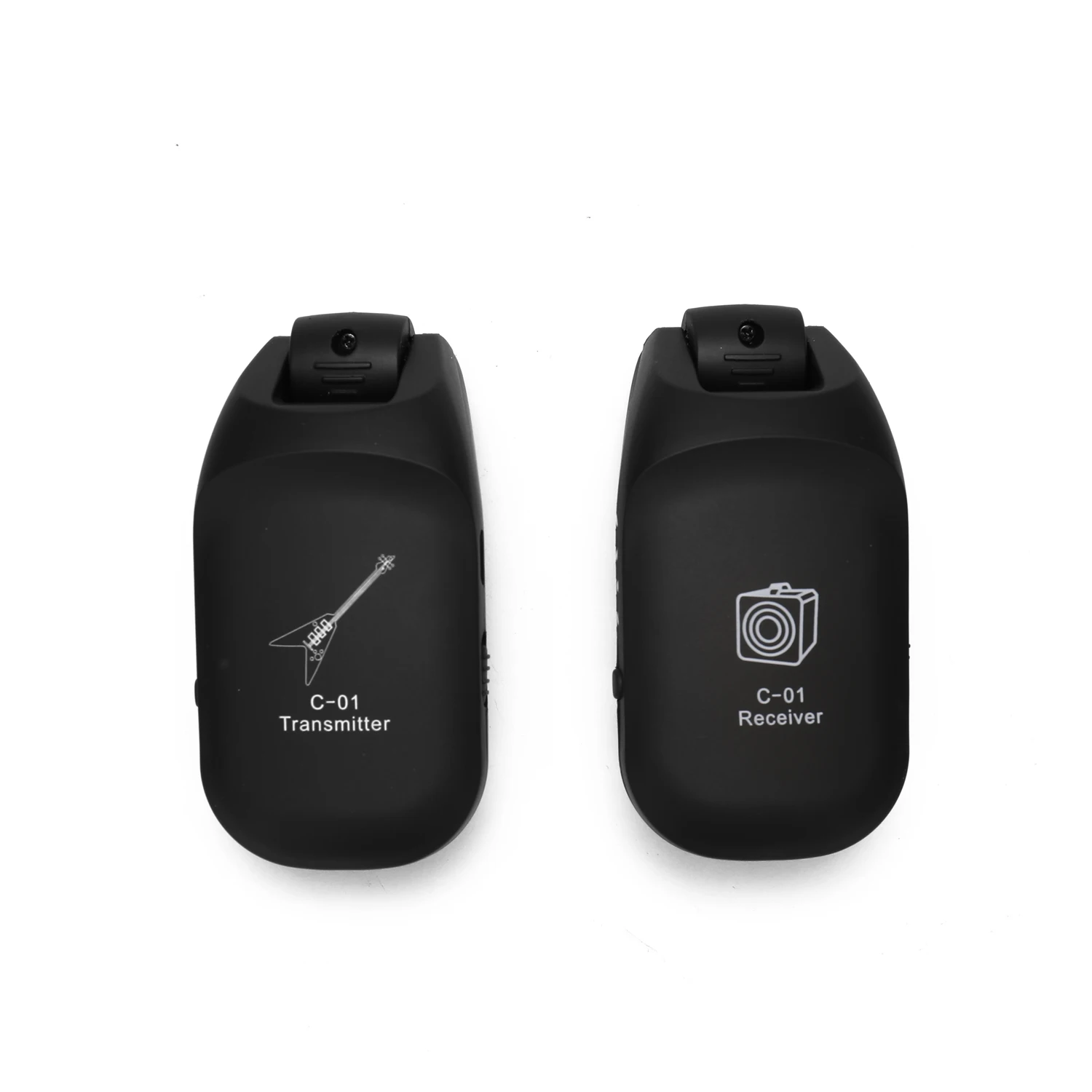 

Wireless Guitar System Electric Guitars Transmitter and Receiver Set Built-in Rechargeable Battery UHF Guitar Wireless System