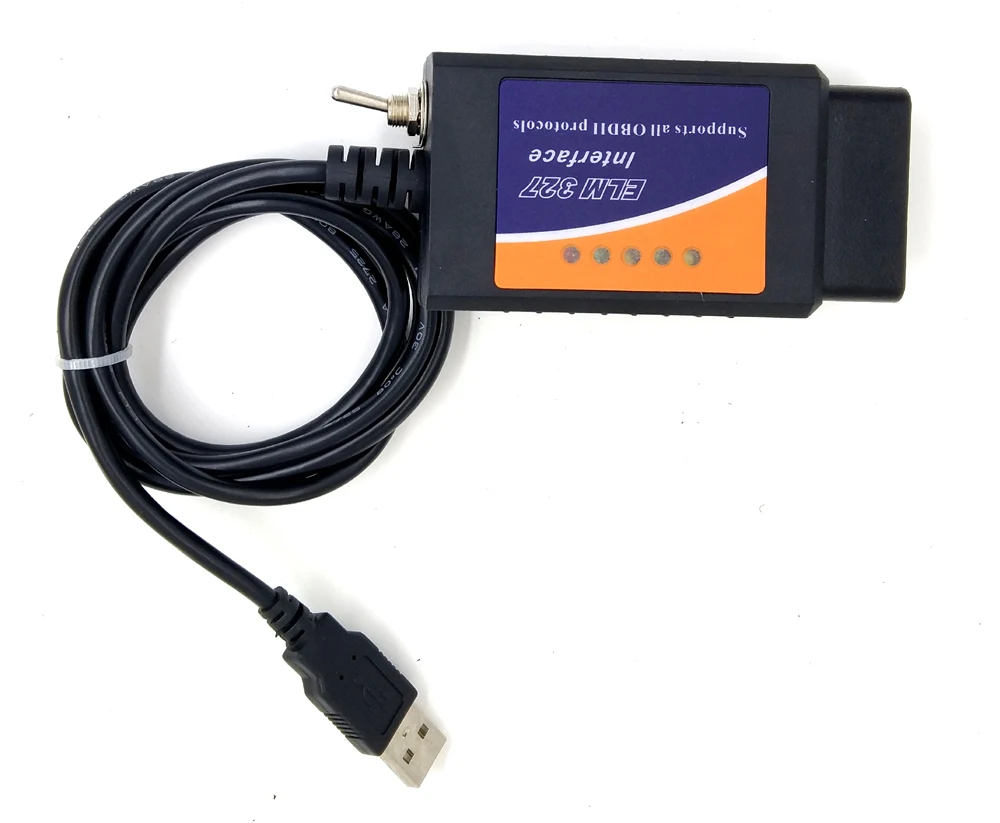 ELM327 USB V1.5 с переключателем OBD2 сканер диагностический инструмент модифицированный для Ford Forscan ELMconfig CH340+ 25K80 чип HS-CAN/MS-CAN