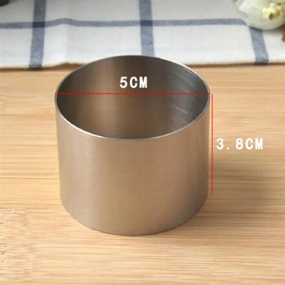 Многофункциональная круглая губка для Мусса из нержавеющей стали кондитерское