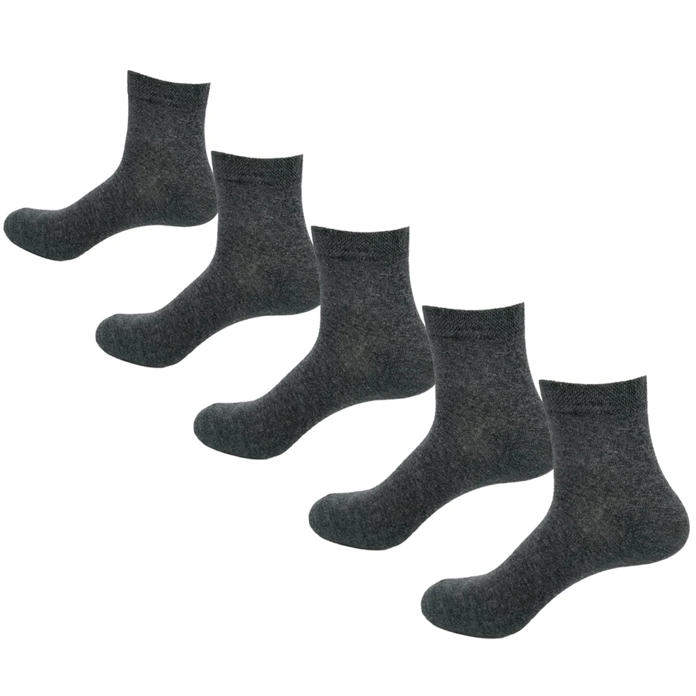 5 Pairs/Set Men Socks Cotton Comfortable Boys Breathable Antibacterial Drop Shipping Socks Men