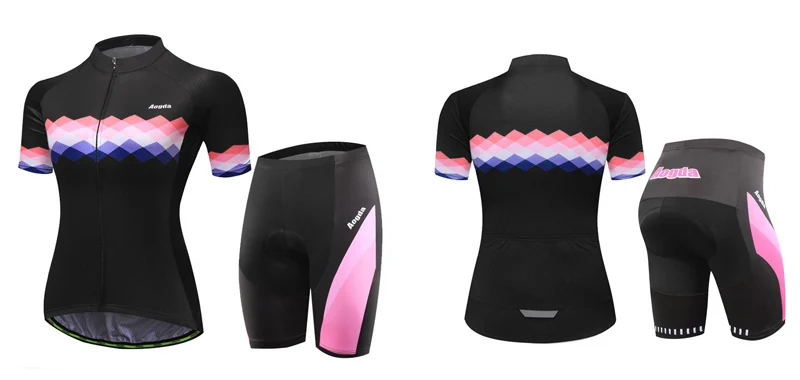 Aogda Женская одежда для велоспорта Roupa Ciclismo летняя дышащая одежда для шоссейного велосипеда быстросохнущая велосипедная одежда Велоспорт Джерси набор