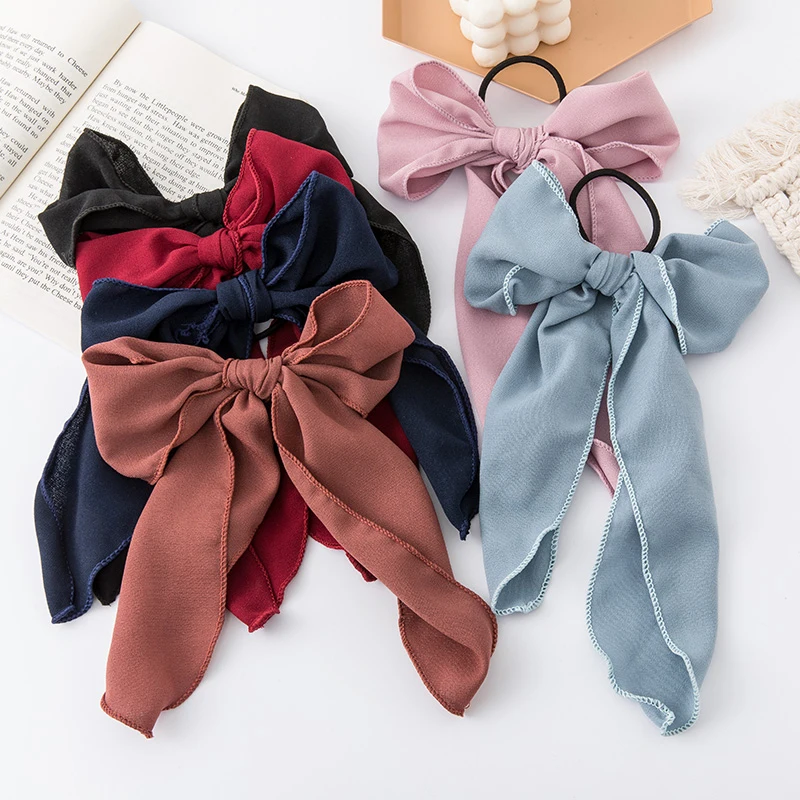 

Хвост держатель лук резинка для волос кольцо резинки для волос Веревка Для женщин женские аксессуары для волос заколки для волос для Ободки...