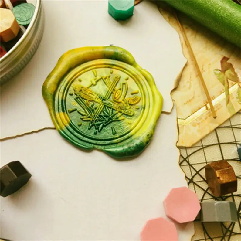 Ручка восковая печать свадебное приглашение искусственная набор восковой