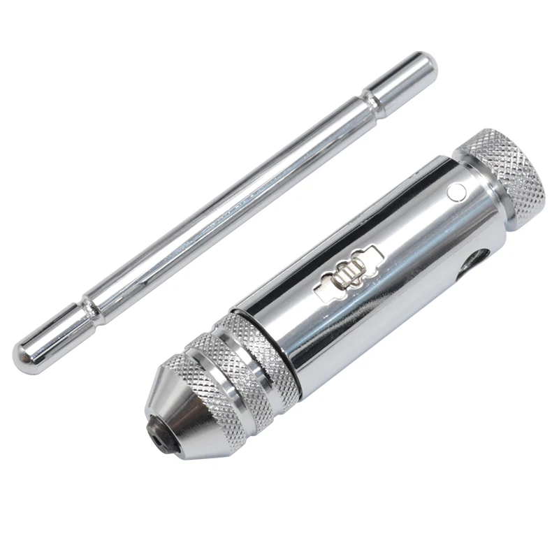 Регулируемый гаечный ключ с трещоткой и Т-образной рукояткой + 5 шт. метчиков