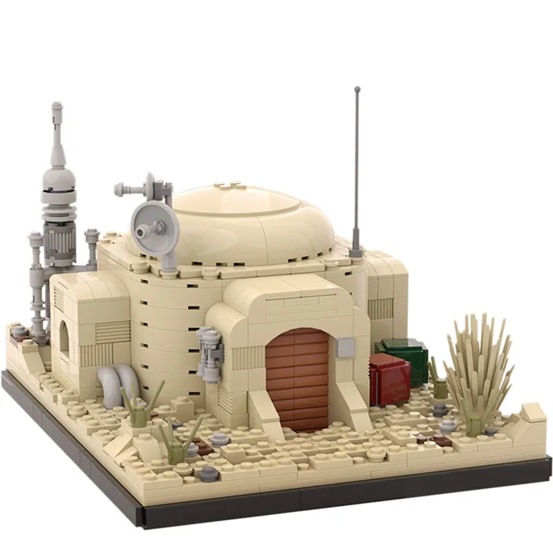 

Desert Architecture House Model Building Kit Historical Buildings Famous Puzzle Bricks Blocks Accessory Dom Modulowy Mieszkalny