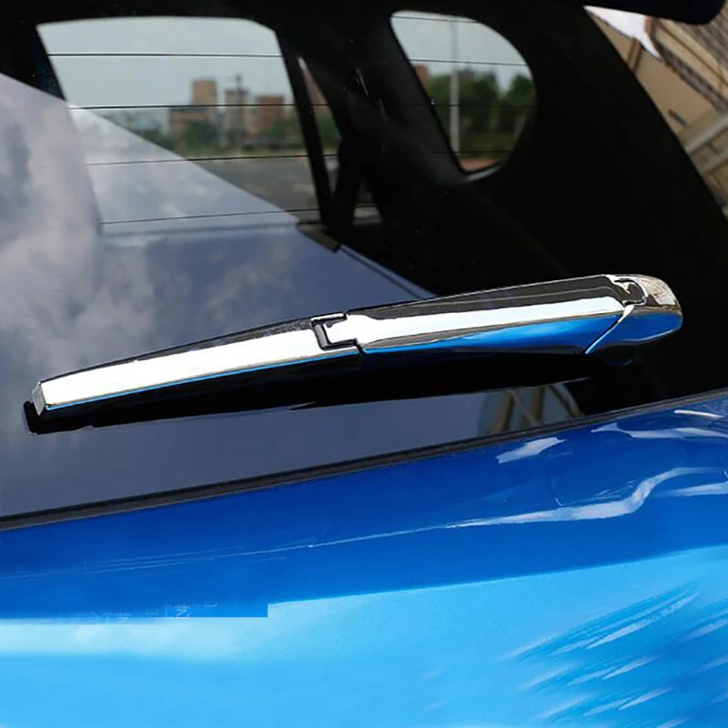 Для Toyota RAV4 2019 2020 ABS Chrome Защита от солнца на заднее стекло стеклоочистителя крышка