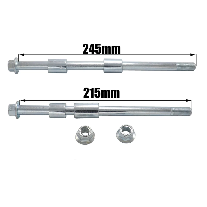 

12mm 215mm + 245mm Front Back Rear Axle for 70cc 90cc 125cc 140cc 200cc 250cc PIT PRO Trail Dirt Bike