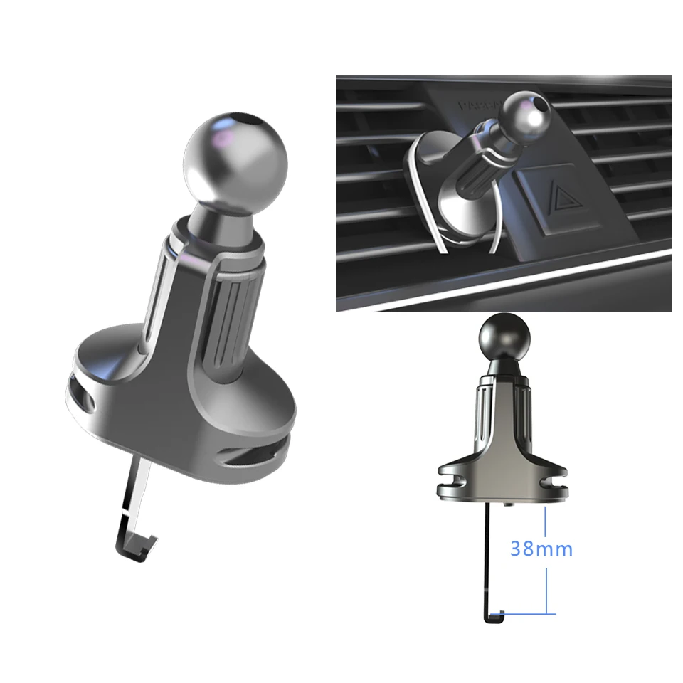 

Car Phone Holder Air Vent Clip Universal Bracket Magnetic Gravity Charger Adapter 13 15mm 17mm Ball Head Car Mobile Holder Stand