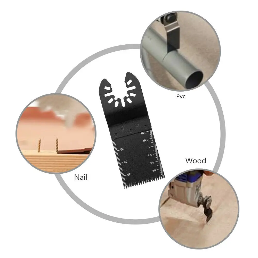 

20pcs Multi-Function Bi-metal Precision Saw Blades Oscillating Blade Multi Wood Cutting Kit Chipboard Tool Circular Saw Blade