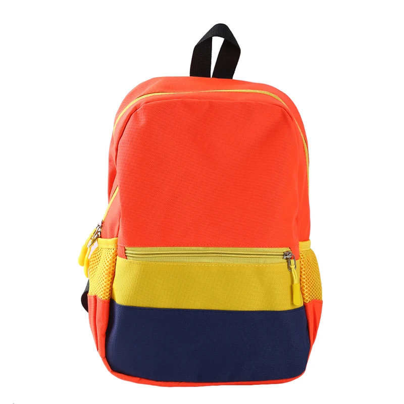

School Bags Backpack Patchwork Girls Student Children For Kids Boys Casual Soft Handle Baby Oxford Interior Slot Pocket