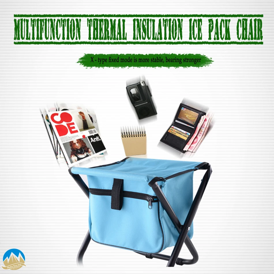 Компактный легкий портативный складной рыболовный стул MYJ туристический для