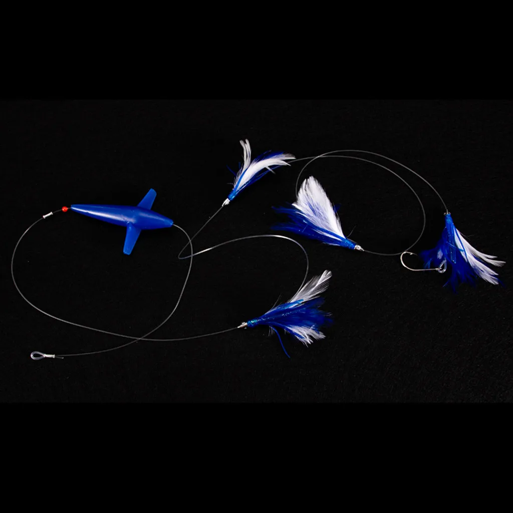 Tuna Feather Lure Tuna Lure Tuna Feather Daisy Chain Teaser Lure For Big Fishing Bait Isca Artificial Fish Accessories#YL10