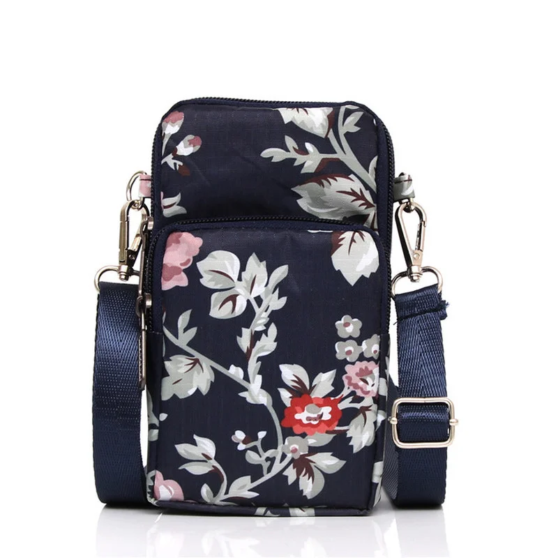 Universal Fashion Printing Phone Bag For Samsung/iPhone/Huawei/HTC/LG Wallet Case Outdoor Arm Shoulder Cover Phone Pouch Pocket