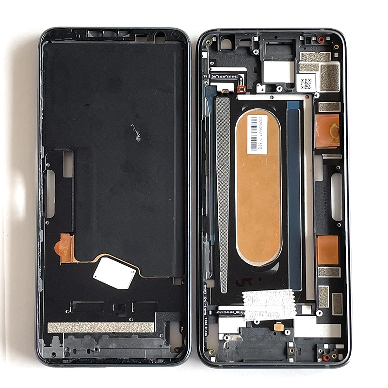 original 6 59 for asus rog 3 phone 3 zs661ks front lcd bezel frame for asus_i003d zs661ks middle battery housing replacement free global shipping
