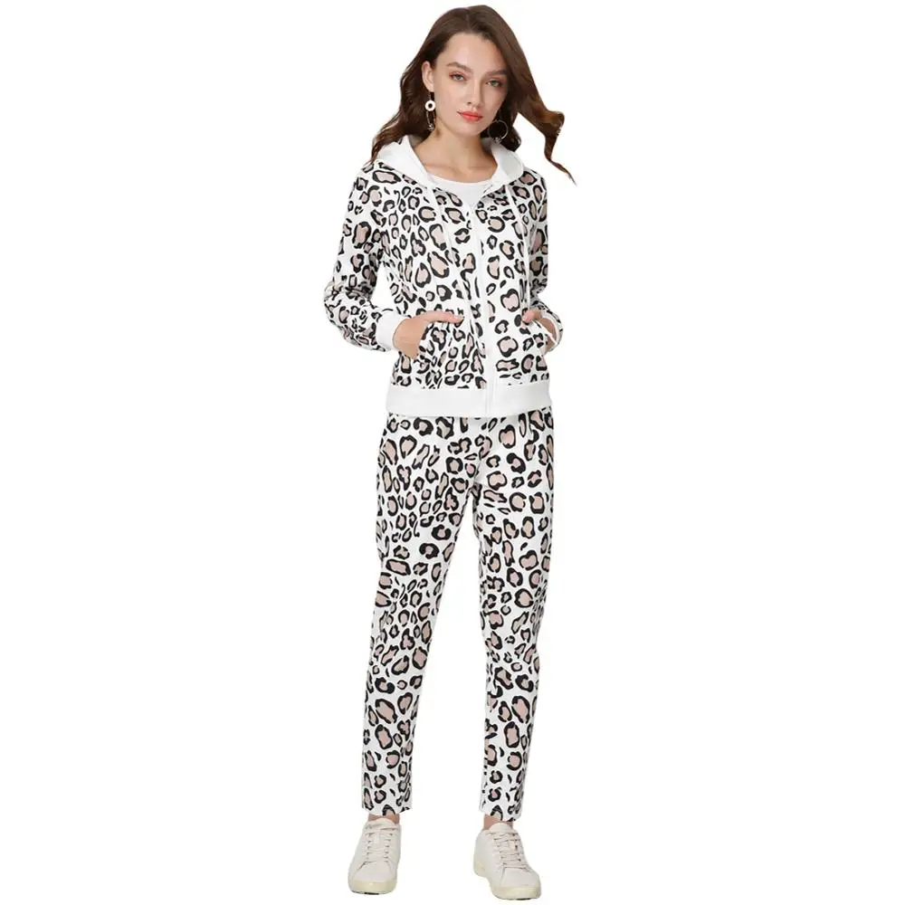 2019 осенне зимний спортивный костюм с длинными рукавами утепленные толстовки