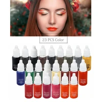 23 color 15mlbottle microblading tattoo ink pigment permanent makeup tattoo ink cosmetics tool for eyebrow eyeliner lip tattoo