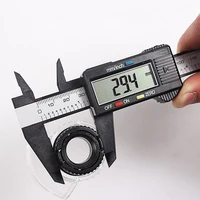 150mm 6 inch lcd digital ruler electronic carbon fiber vernier caliper gauge micrometer measuring tool calibre digital suwmiarka